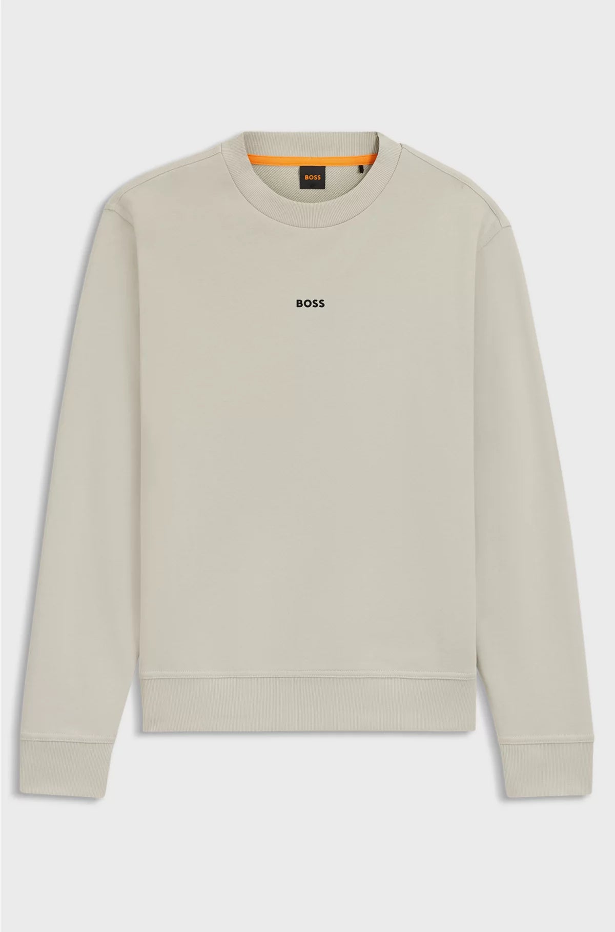 RELAXED-FIT SWEATSHIRT IN COTTON TERRY WITH CONTRAST LOGO