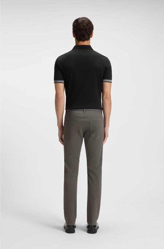 DELAWARE SLIM-FIT TROUSERS IN BRUSHED SATIN