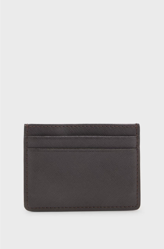 CARD HOLDER WITH FOIL-EMBOSSED LOGO
