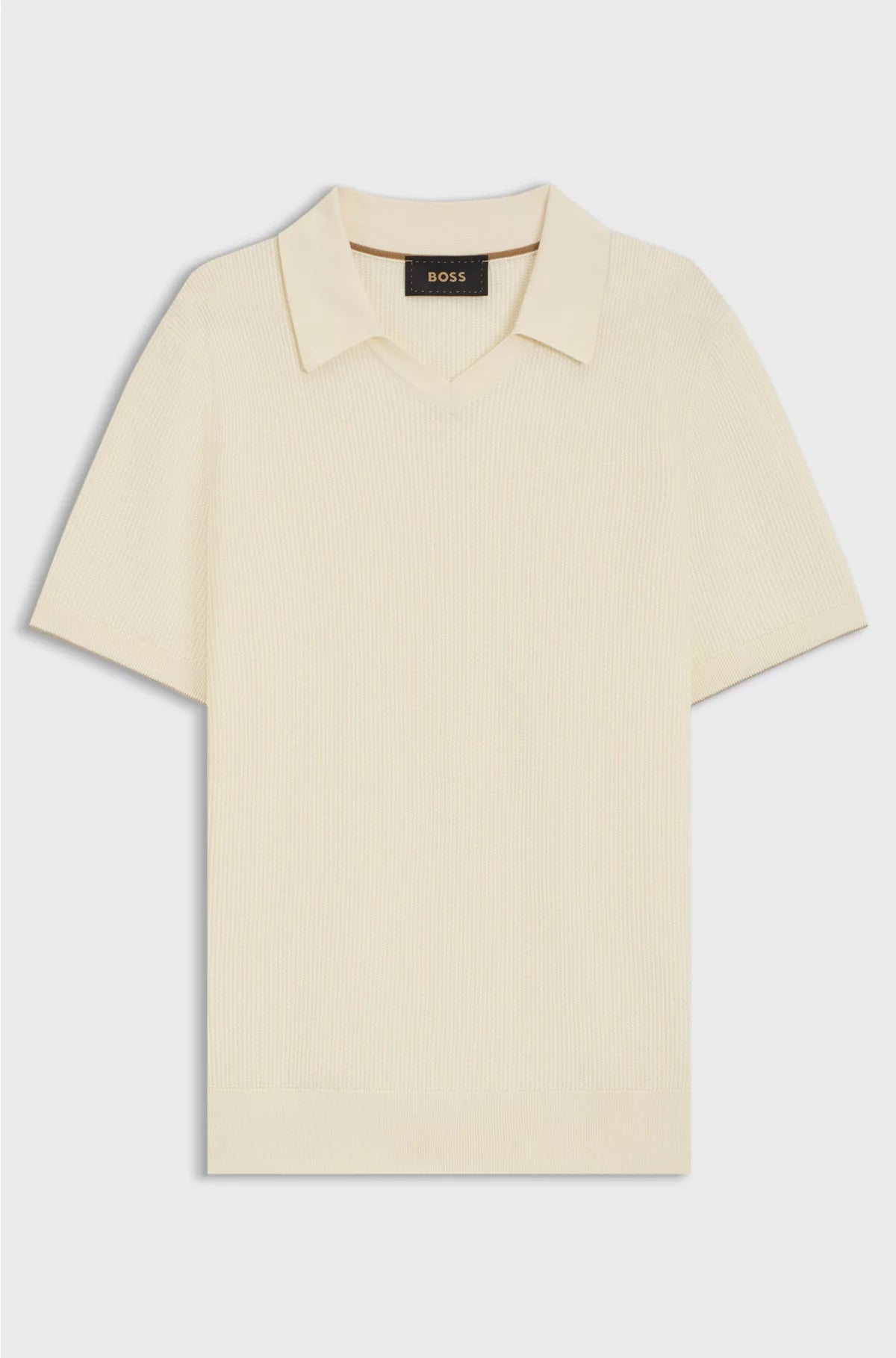 KNIT POLO SWEATER IN SILK AND COTTON