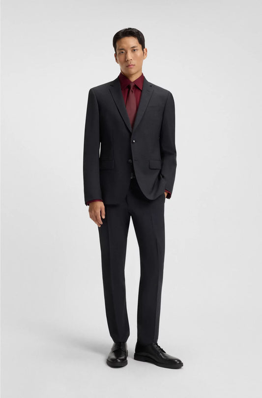 REGULAR-FIT SHIRT IN EASY-IRON COTTON SATIN