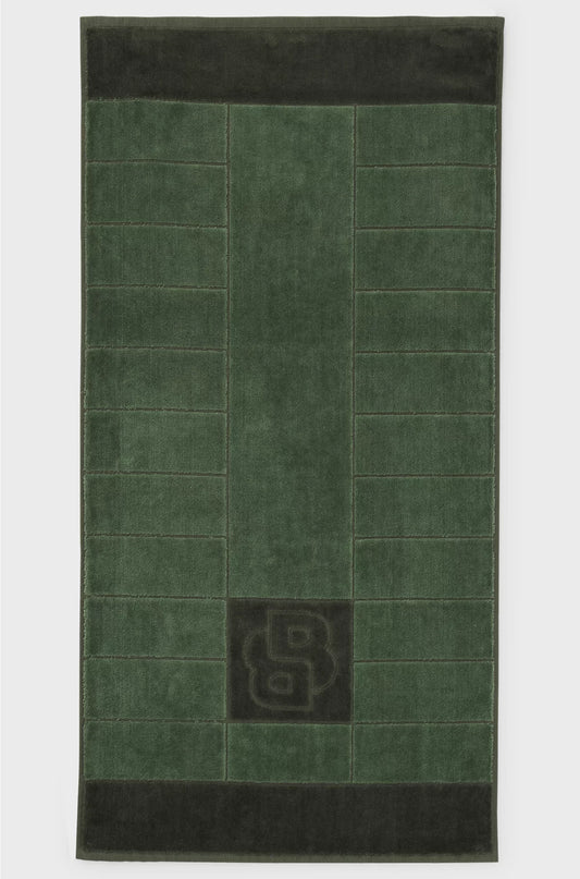 COTTON HAND TOWEL WITH DOUBLE B MONOGRAM