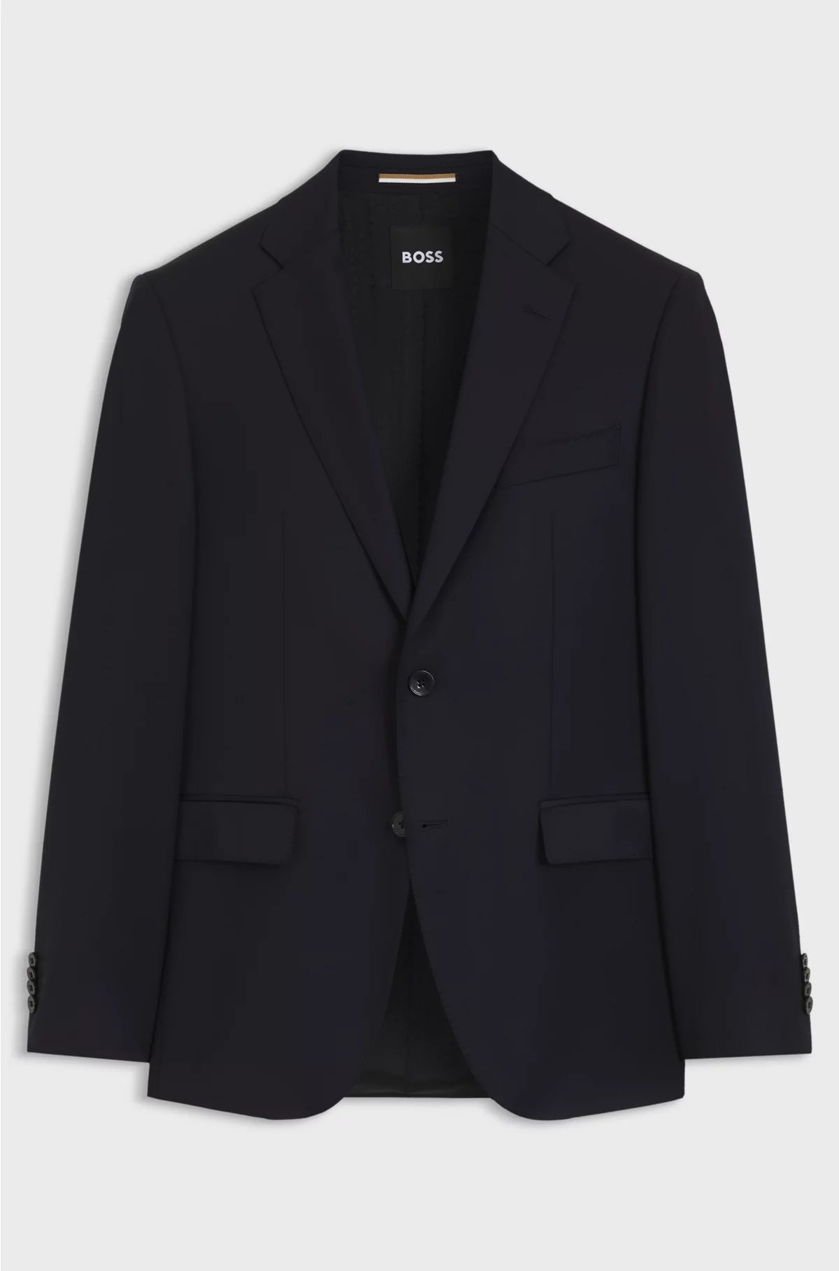 REGULAR-FIT SUIT JACKET IN VIRGIN-WOOL SERGE