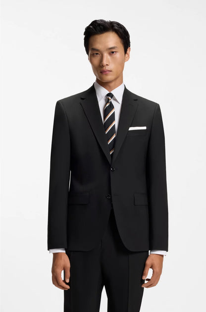REGULAR-FIT SUIT JACKET IN STRETCH VIRGIN WOOL
