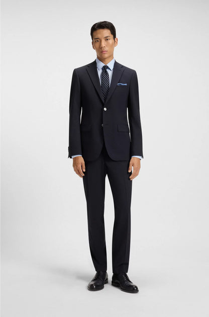 SLIM-FIT SHIRT IN HIGH-PERFORMANCE STRUCTURED COTTON