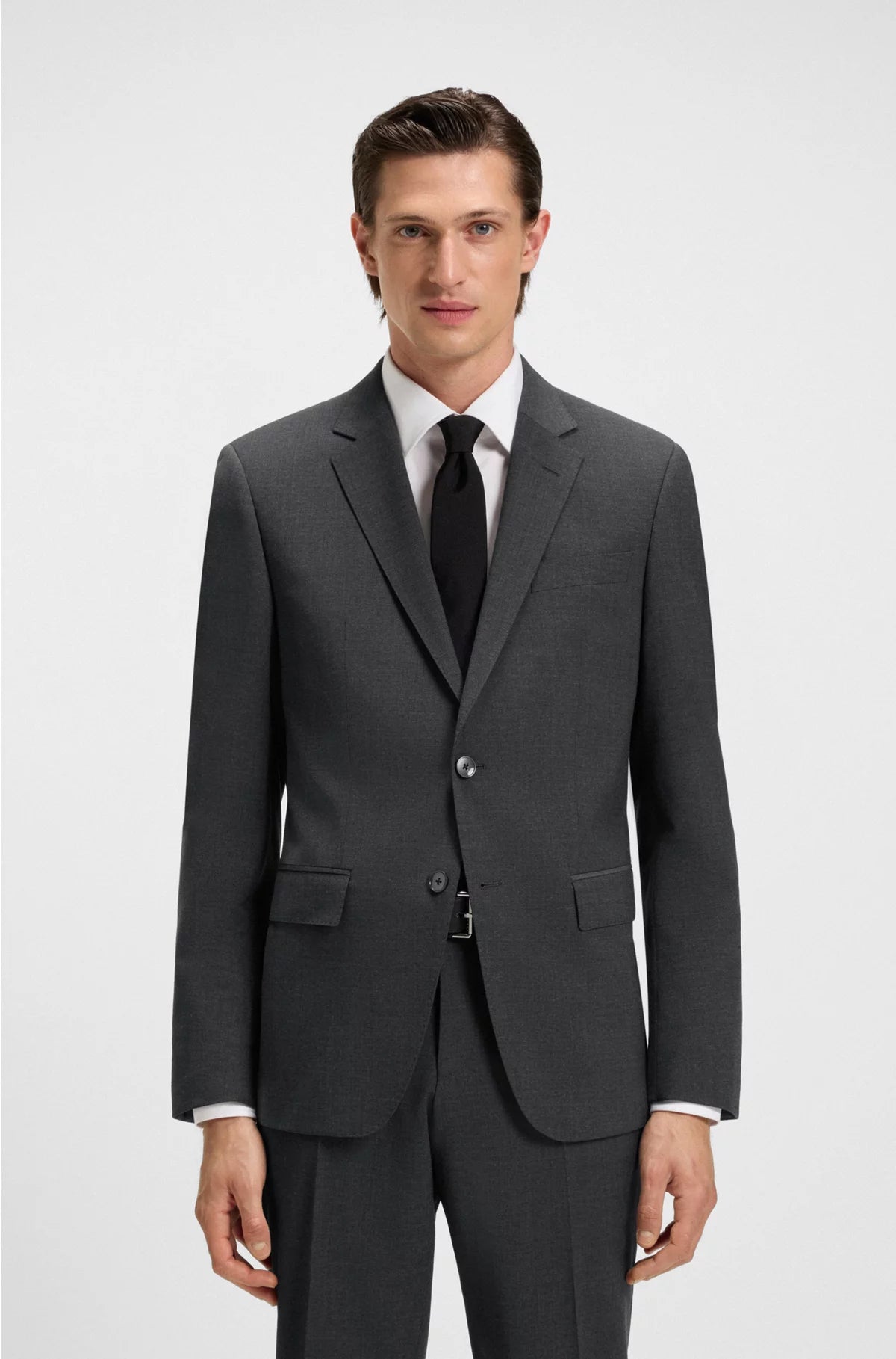 SLIM-FIT JACKET IN A VIRGIN-WOOL BLEND
