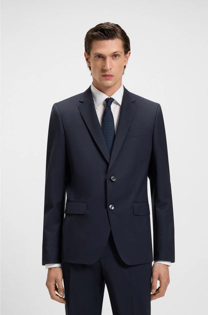 SLIM-FIT JACKET IN A VIRGIN-WOOL BLEND