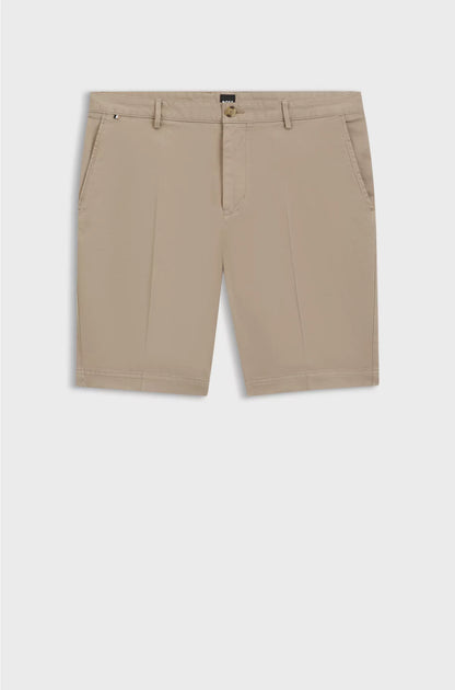 SLIM-FIT SHORTS IN STRETCH-COTTON GABARDINE