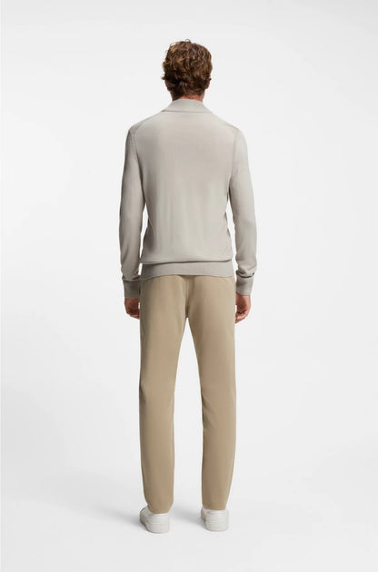WOOL-BLEND ROLLNECK SWEATER WITH EMBROIDERED LOGO