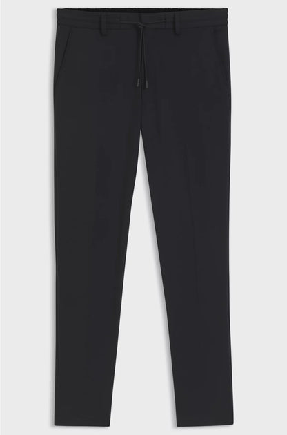 SLIM-FIT TROUSERS IN PERFORMANCE-STRETCH JERSEY