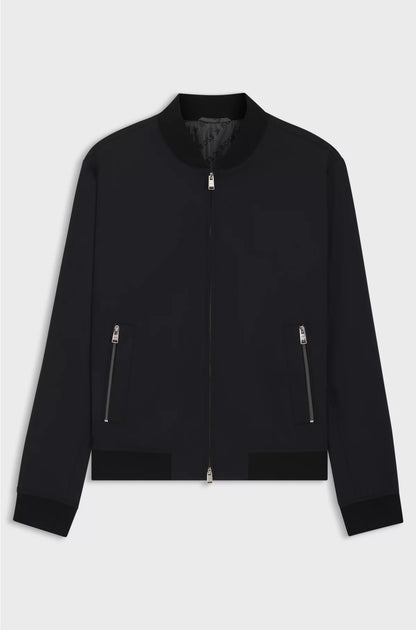 SLIM-FIT JACKET IN PERFORMANCE-STRETCH JERSEY