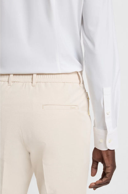 SLIM-FIT SHIRT IN PERFORMANCE-STRETCH JERSEY