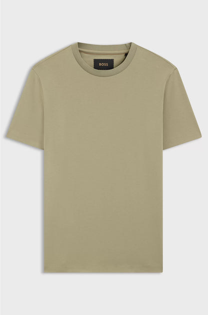 REGULAR-FIT T-SHIRT IN MERCERISED COTTON