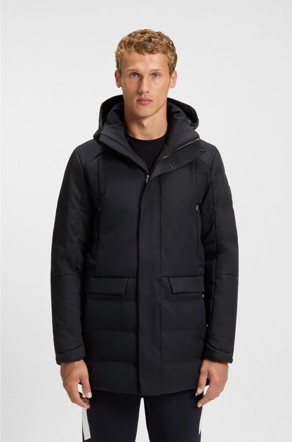 WATER-REPELLENT HOODED PARKA WITH DOWN FILLING