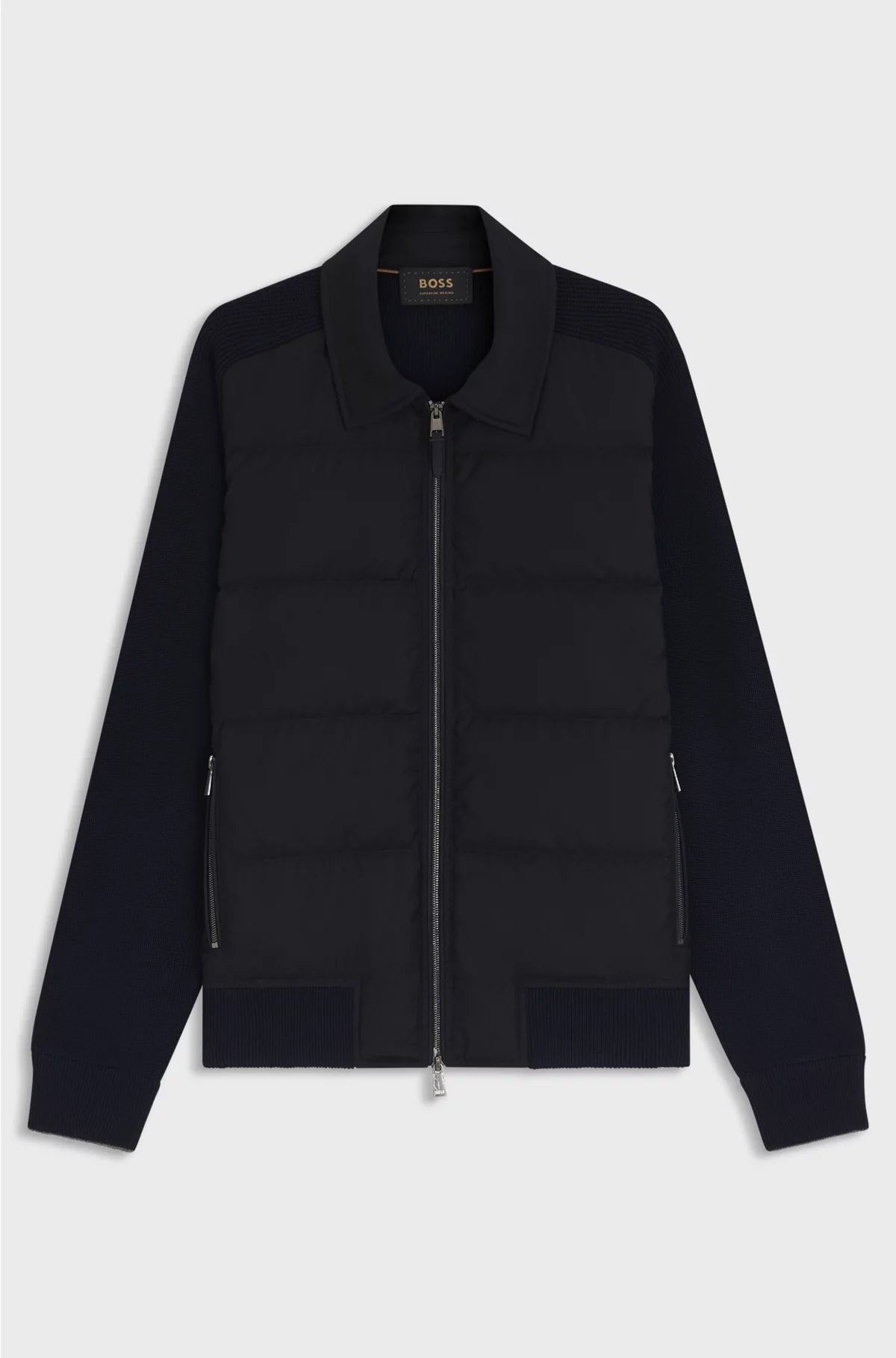 HYBRID JACKET WITH GOOSE DOWN AND FEATHER FILLING