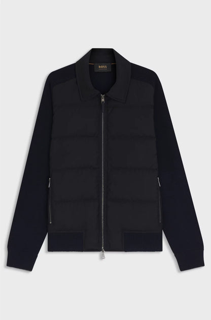 HYBRID JACKET WITH GOOSE DOWN AND FEATHER FILLING