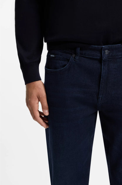 MAINE REGULAR-FIT JEANS IN DARK-BLUE DENIM