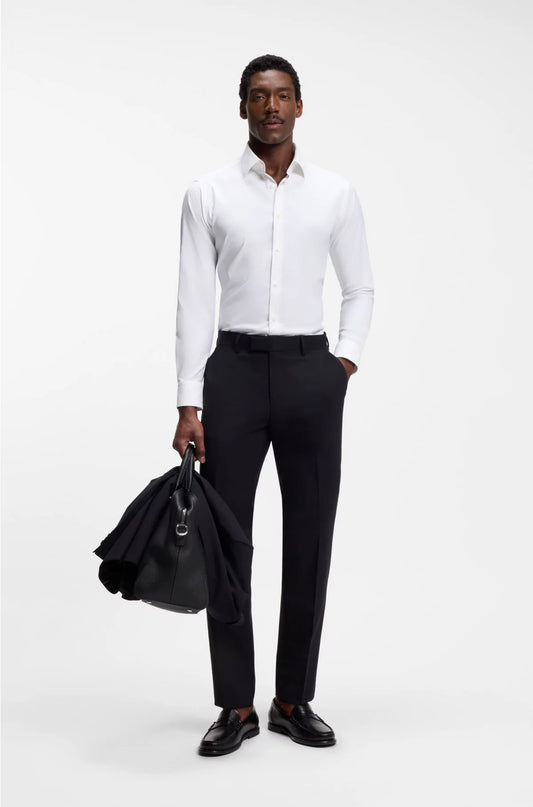 REGULAR-FIT SHIRT IN PERFORMANCE-STRETCH TWILL