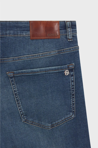 MAINE REGULAR-FIT JEANS IN BLUE SUPER-STRETCH DENIM