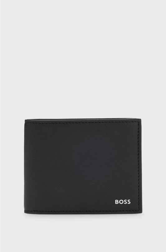WALLET WITH SILVER-FOIL LOGO PRINT