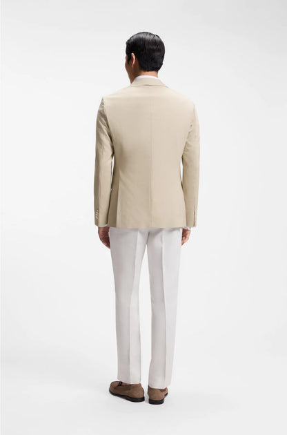 SLIM-FIT BLAZER IN STRETCH CHIFFON