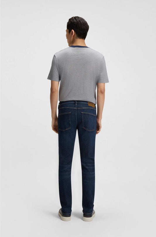 SLIM-FIT JEANS IN BLUE PERFORMANCE DENIM