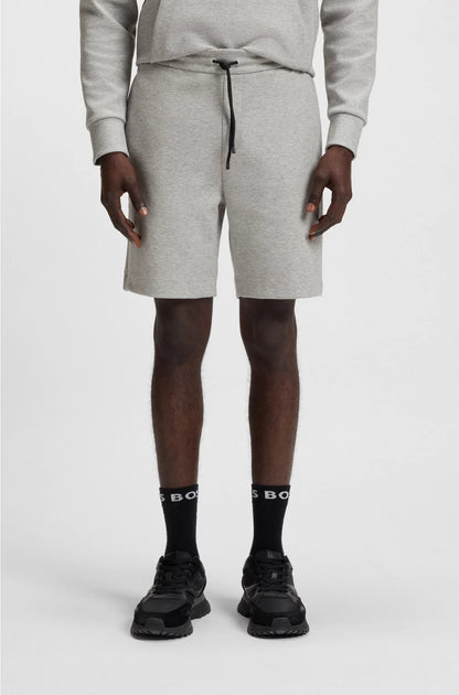 COTTON-BLEND SHORTS WITH STRIPE DETAILS