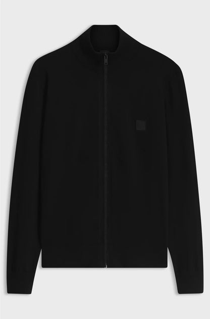 KNITTED JACKET IN COTTON AND CASHMERE