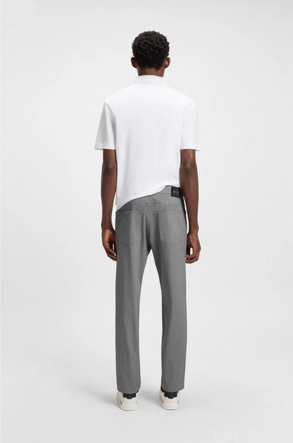 MAINE REGULAR-FIT TROUSERS INMICRO-PATTERNED STRETCH COTTON