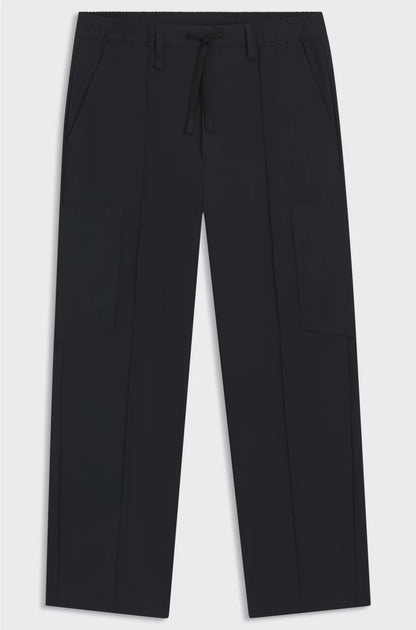 CARGO TROUSERS WITH PINTUCK PLEATS