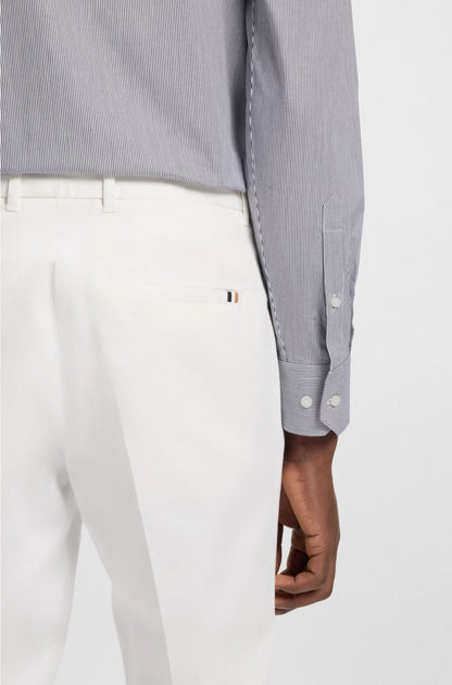 REGULAR-FIT SHIRT IN EASY-IRON STRETCH-COTTON TWILL