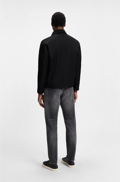 SLIM-FIT JACKET IN VIRGIN-WOOL SERGE