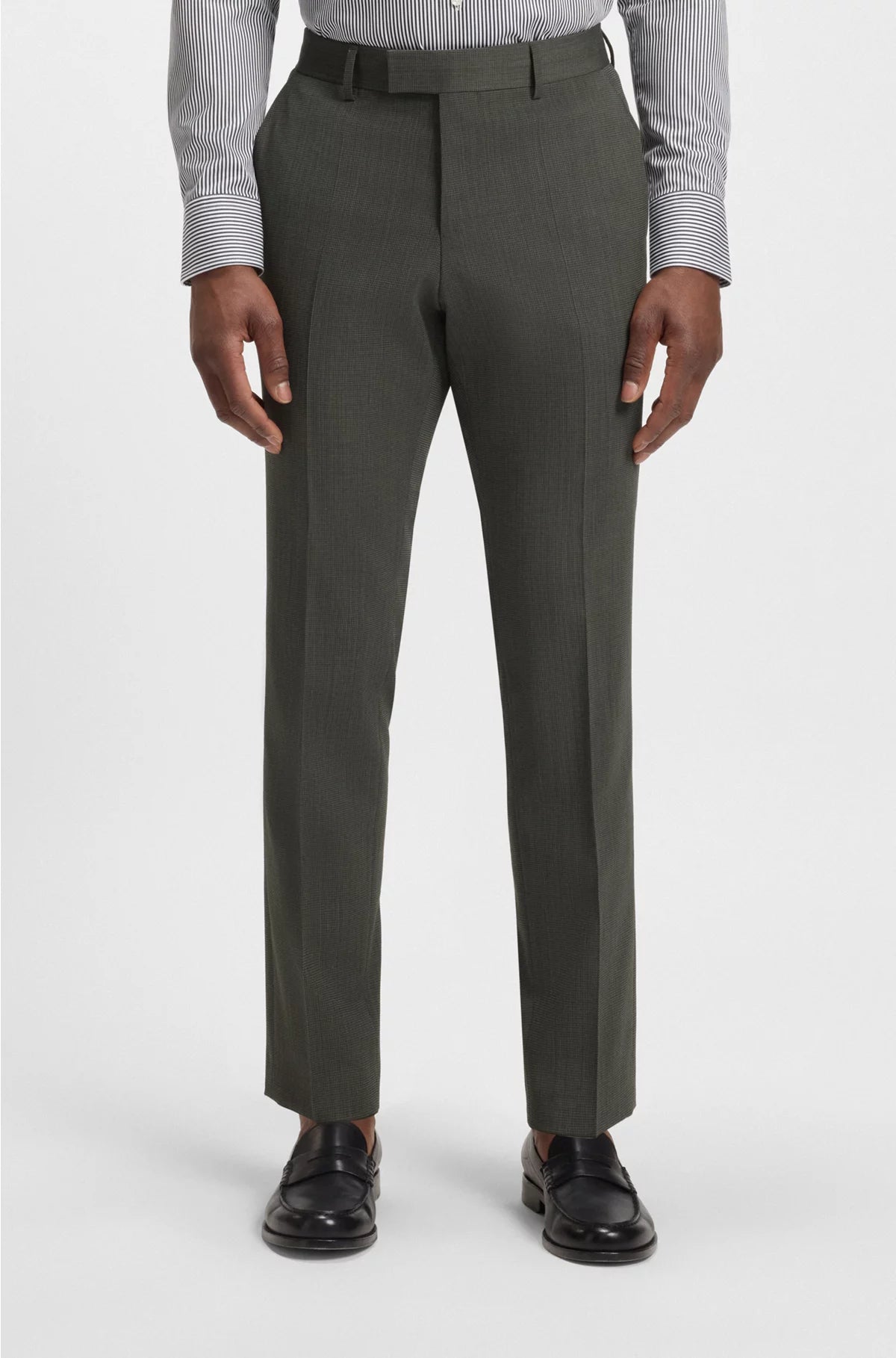 SLIM-FIT SUIT INMICRO-PATTERNED STRETCH FABRIC