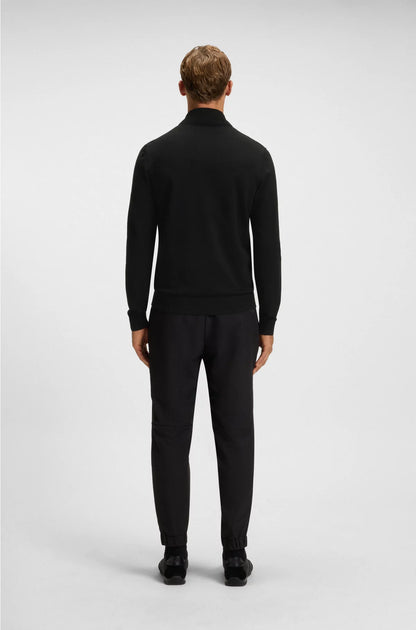 KNITTED CARDIGAN IN STRETCH FABRIC WITH STRUCTURED FRONT