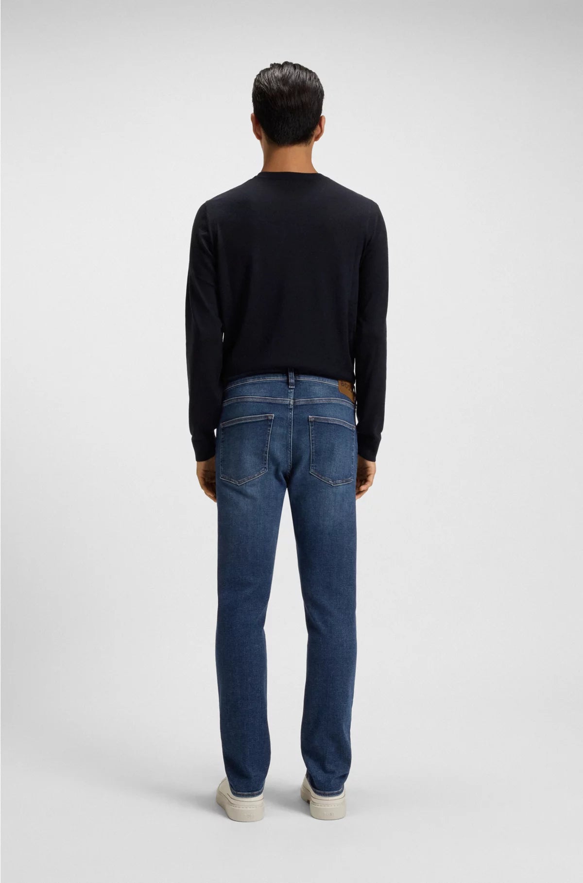 SLIM-FIT JEANS IN BLUE PERFORMANCE-STRETCH DENIM