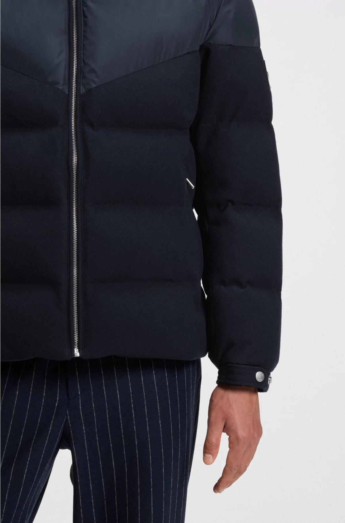 WATERPROOF JACKET IN BRUSHED FLANNEL