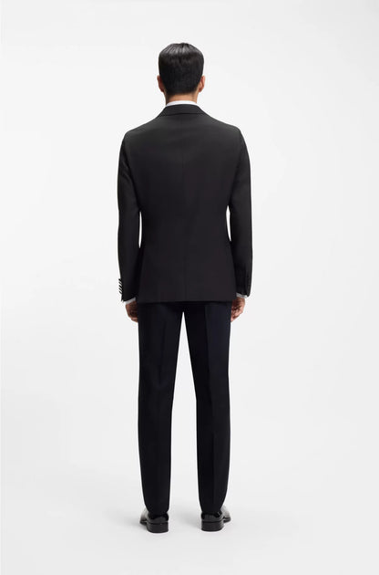 DOUBLE-BREASTED TUXEDO JACKET IN SILK
