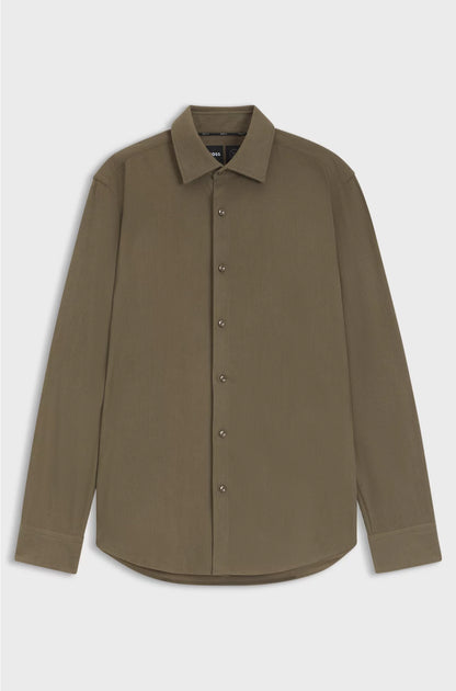 REGULAR-FIT SHIRT IN BABY CORDUROY