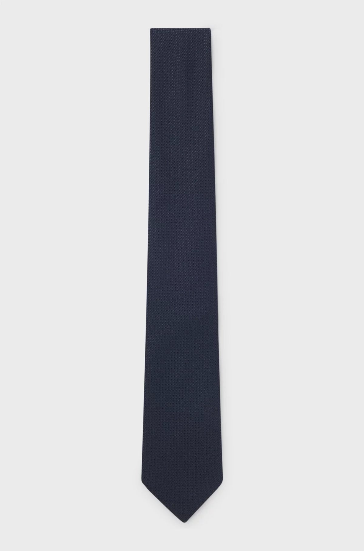 STRUCTURED TIE IN COTTON AND SILK