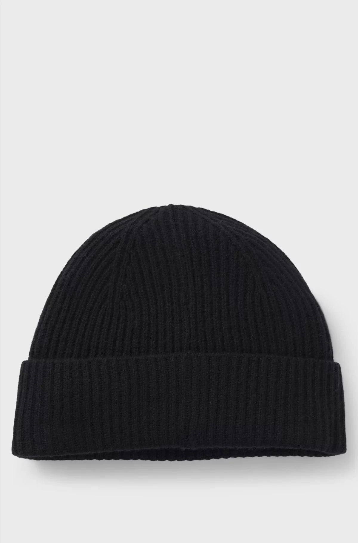 WOOL-CASHMERE BEANIE HAT WITH DOUBLE B MONOGRAM