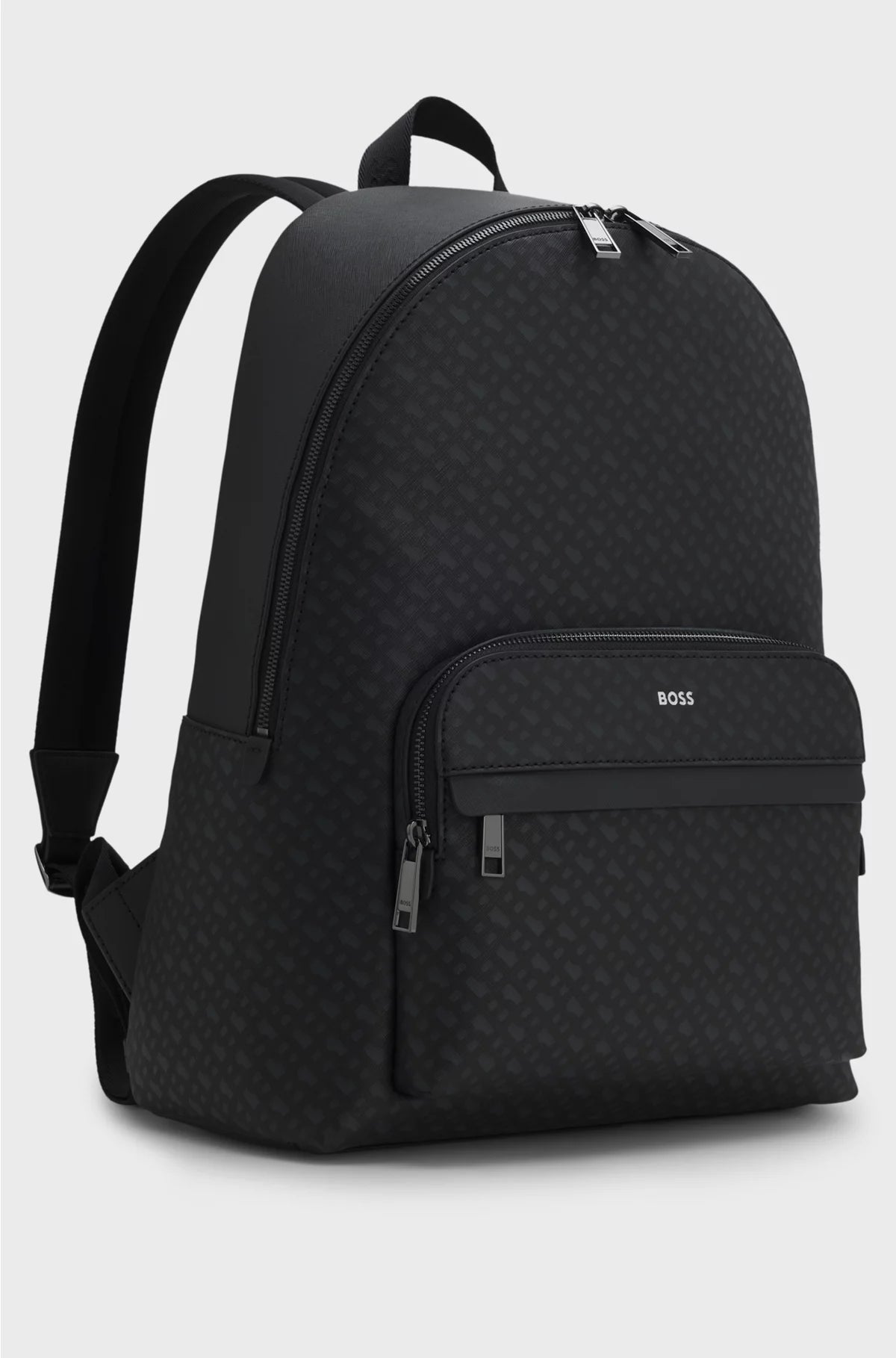 MONOGRAM BACKPACK WITH FOIL-EMBOSSED LOGO