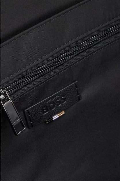 MONOGRAM BACKPACK WITH FOIL-EMBOSSED LOGO