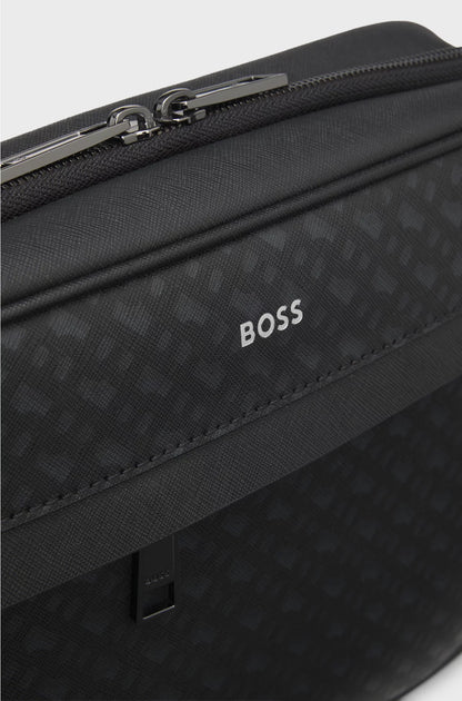 MONOGRAM WASHBAG WITH FOIL-EMBOSSED LOGO