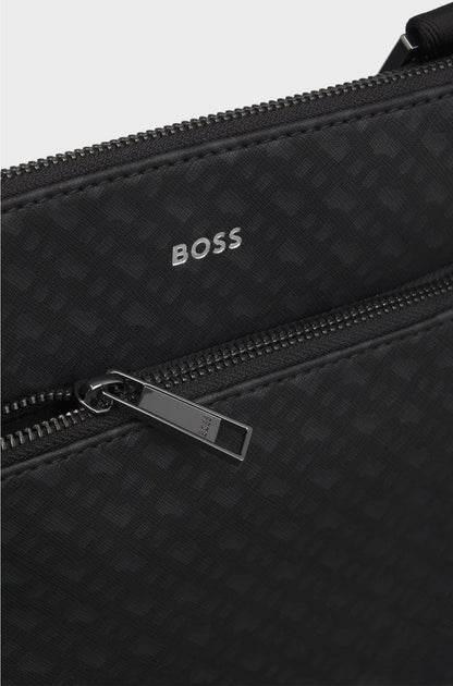MONOGRAM ENVELOPE BAG WITH FOIL-EMBOSSED LOGO