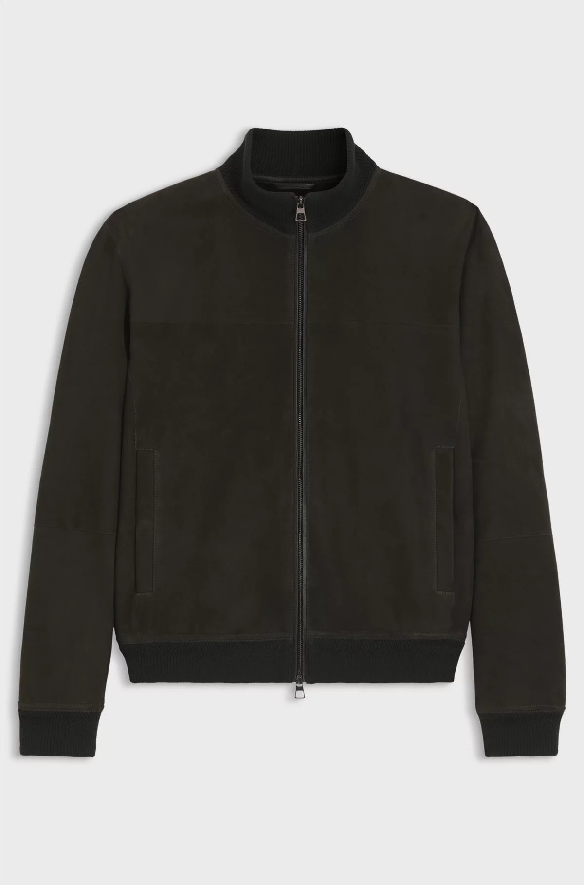SHEARLING JACKET WITH TWO-WAY ZIP