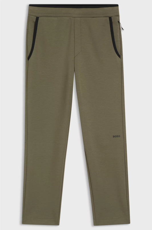 REGULAR-FIT TRACKSUIT BOTTOMS IN SUPER-SOFT STRETCH FABRIC