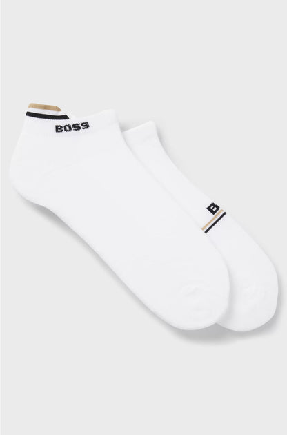 TWO-PACK OF ANKLE-LENGTH SOCKS WITH LOGOS