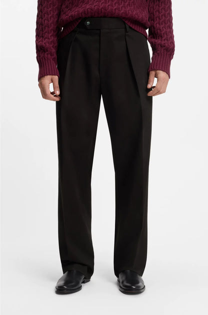 MICRO-PATTERNED TROUSERS IN COTTON