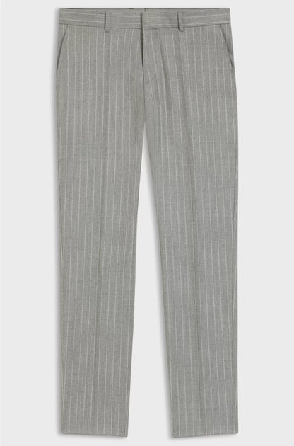 FORMAL TROUSERS IN STRIPED VIRGIN WOOL
