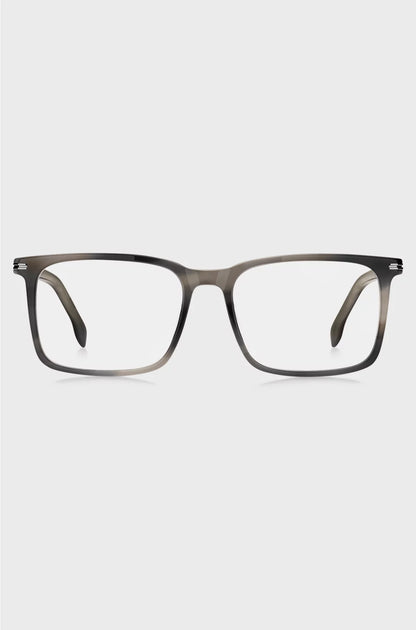 PATTERNED-ACETATE OPTICAL FRAMES WITH SILVER-TONE TRIMS
